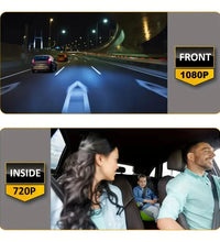 Motion Detection Dash Cam for Car with Wifi Cars 1080P Black Box 3.16 Inch Screen Camera G-Sensor DVR Night Vision Dual Lens Cam
