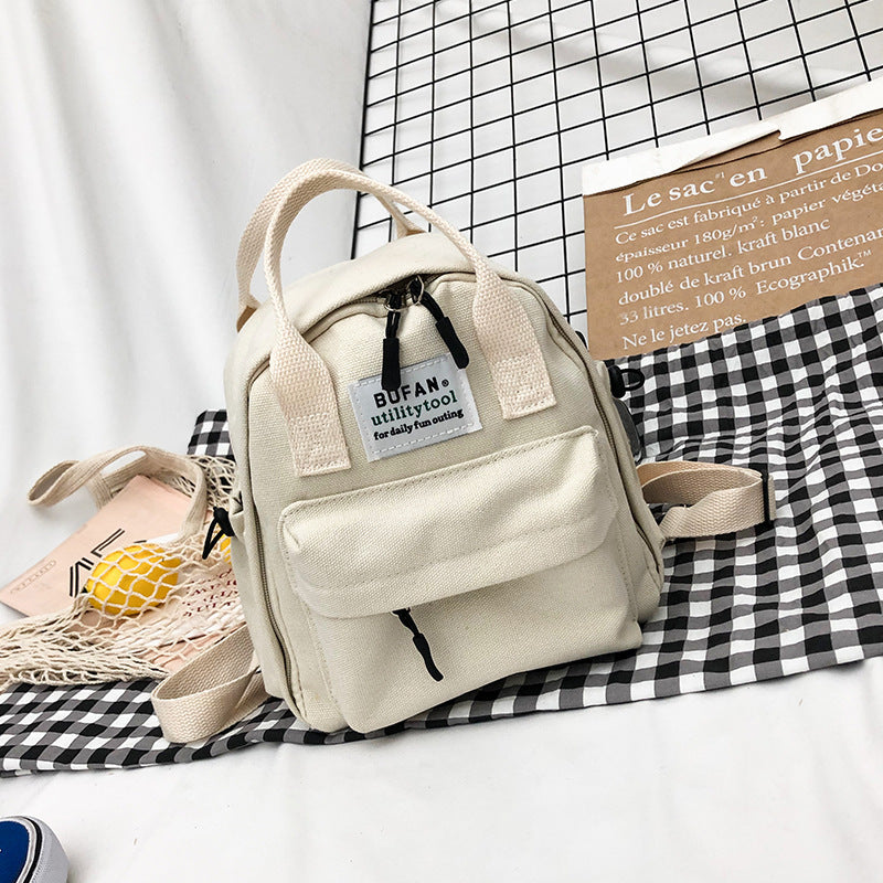 Canvas shoulder messenger small bag