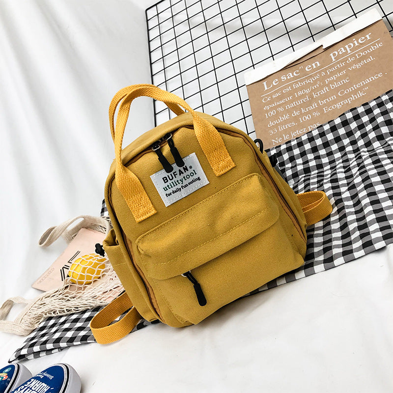 Canvas shoulder messenger small bag