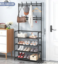 Coat Rack and Shoe Rack Wall for Clothes Floor Hanger Clothes Garment Hanging Storage Wardrobe Coat Shelf Furniture for Home