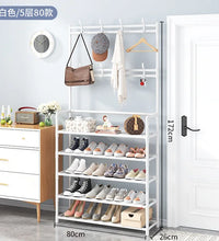 Coat Rack and Shoe Rack Wall for Clothes Floor Hanger Clothes Garment Hanging Storage Wardrobe Coat Shelf Furniture for Home