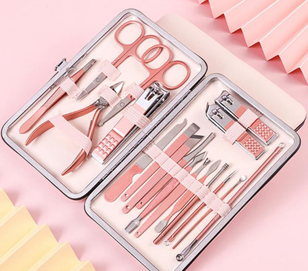 Professional Scissors Nail Clippers Set Ear Spoon Dead Skin Pliers Nail Cutting Pliers Pedicure Knife Nail Groove Trimmers