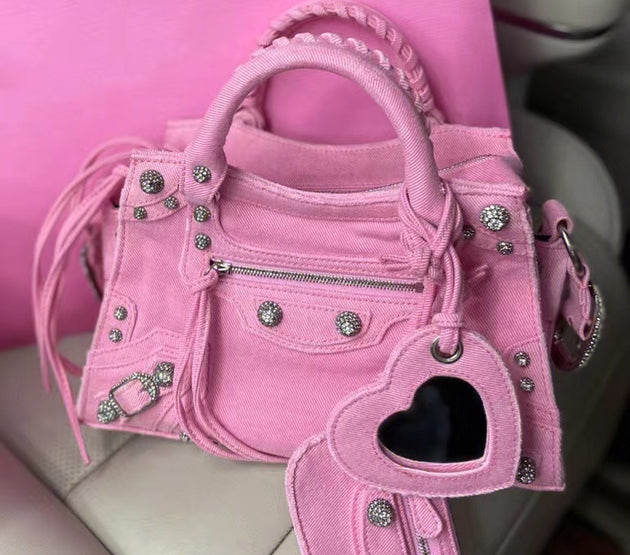 Diamond-studded Girl  Sweet And Cool Portable Messenger Bag