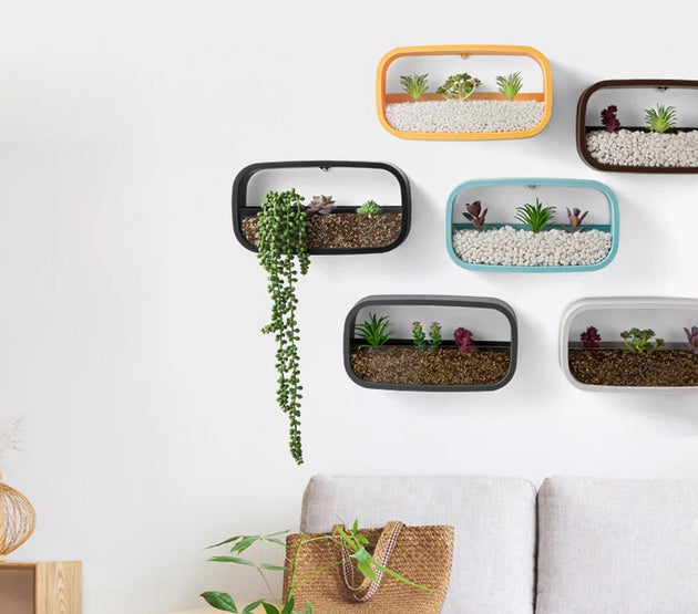 Modern Rectangle Hanging Wall Flower Vase