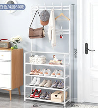 Coat Rack and Shoe Rack Wall for Clothes Floor Hanger Clothes Garment Hanging Storage Wardrobe Coat Shelf Furniture for Home