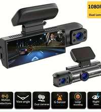 Motion Detection Dash Cam for Car with Wifi Cars 1080P Black Box 3.16 Inch Screen Camera G-Sensor DVR Night Vision Dual Lens Cam